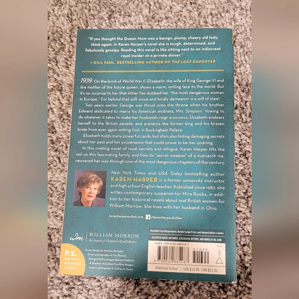 The Queen's Secret by Karen Harper Paperback - Picture 2 of 4